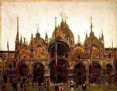 Basiliek San Marco, Venetië, ca. 1895-96 door Walter Richard Sickert