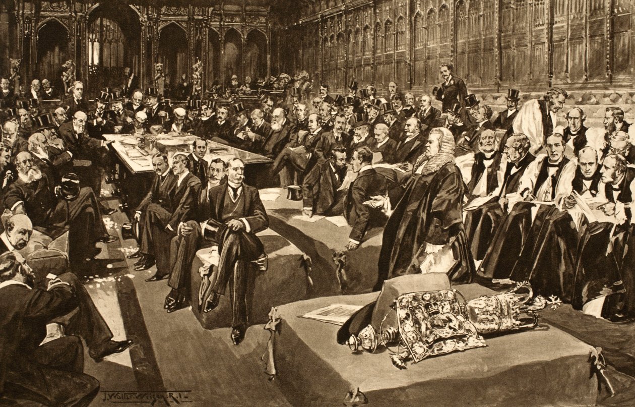 De kroningseed - Het eerste parlement van koning Edward VII, uit 