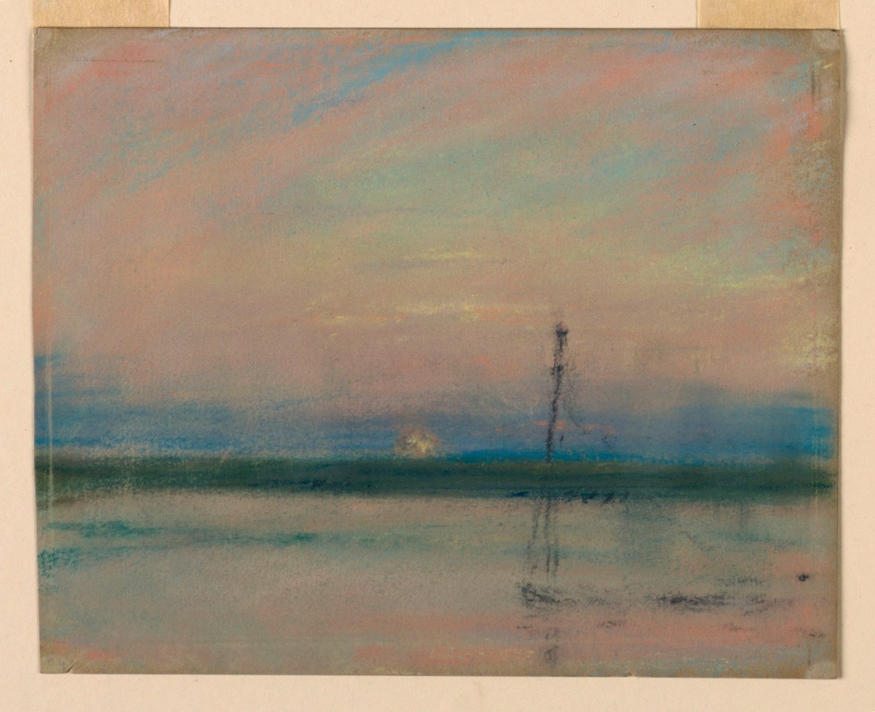 Landschap door Walter Clark