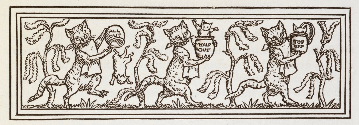 Katten door Walter Crane