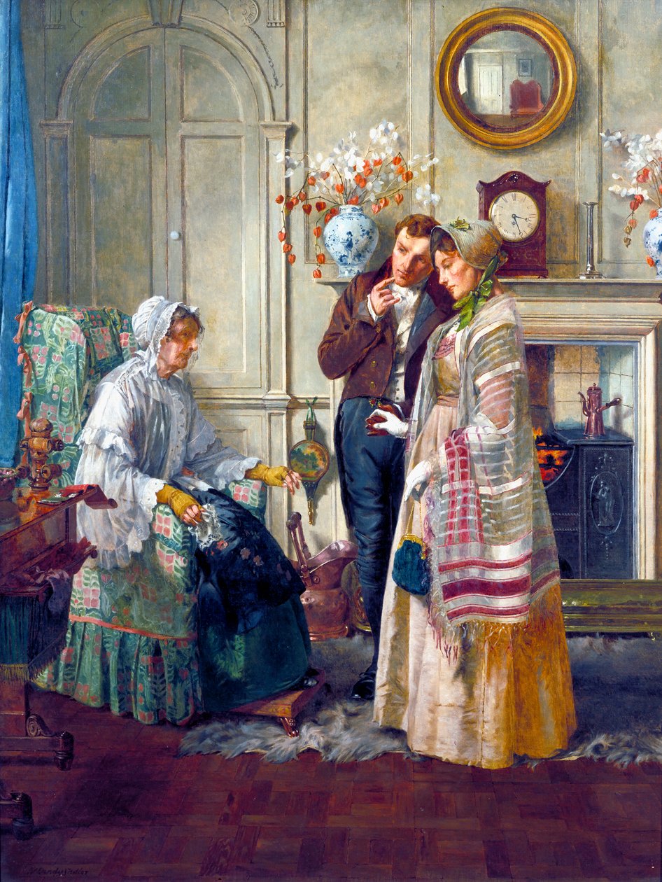 Geliefden, 1892 door Walter Dendy Sadler