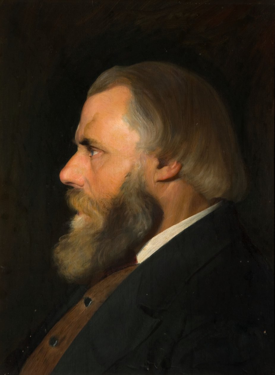 Portret van de Vader van de Kunstenaar, 1910 door Walter Freeth