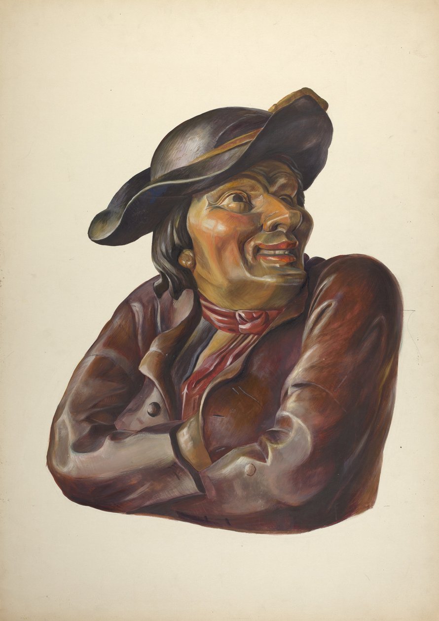 Herberg Buste, ca. 1937 door Walter Hochstrasser