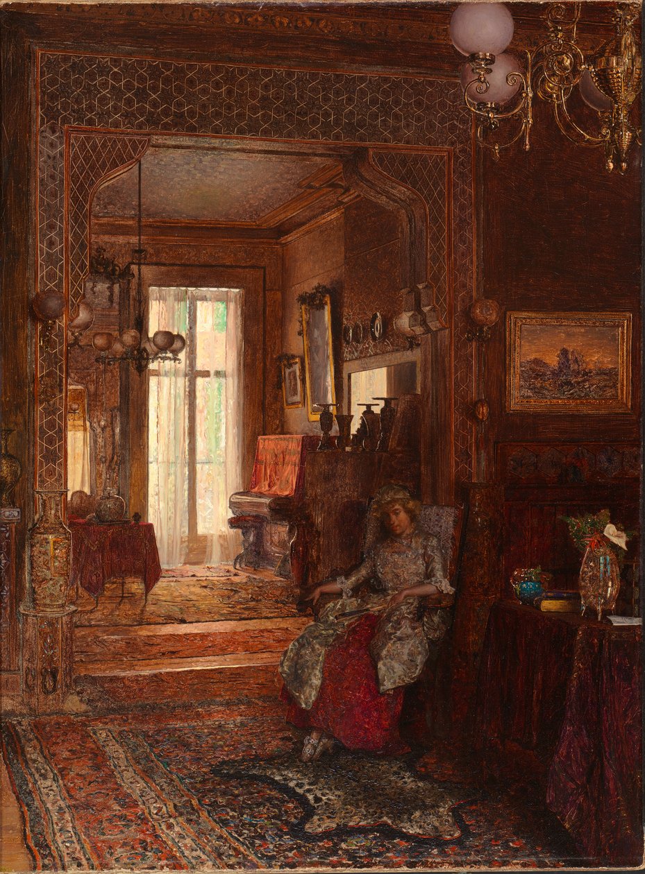 De Forest Interieur, 1878 door Walter L. Palmer