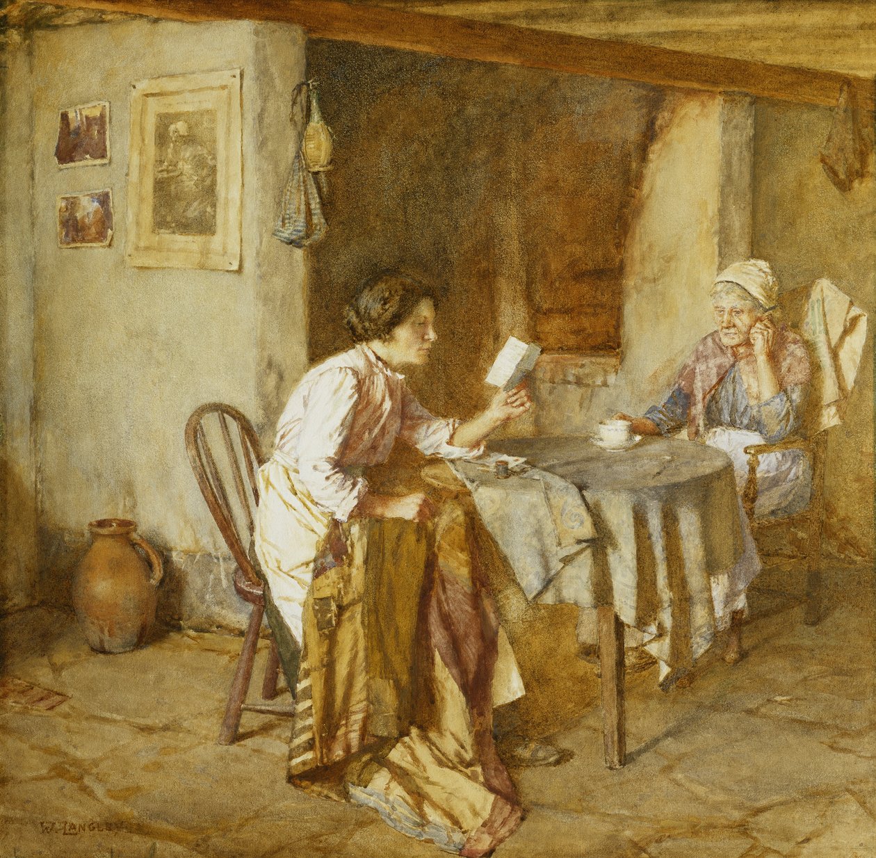 De Brief door Walter Langley