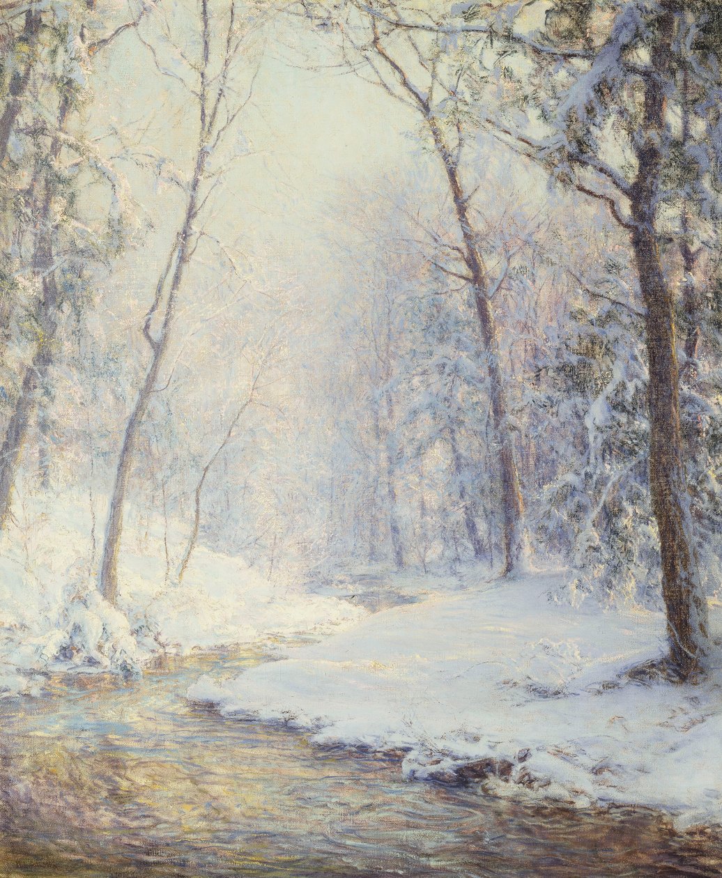 Vroege sneeuw door Walter Launt Palmer