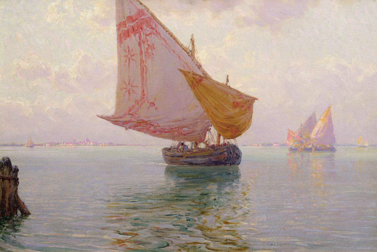 Venetië (olieverf op doek) door Walter Launt Palmer