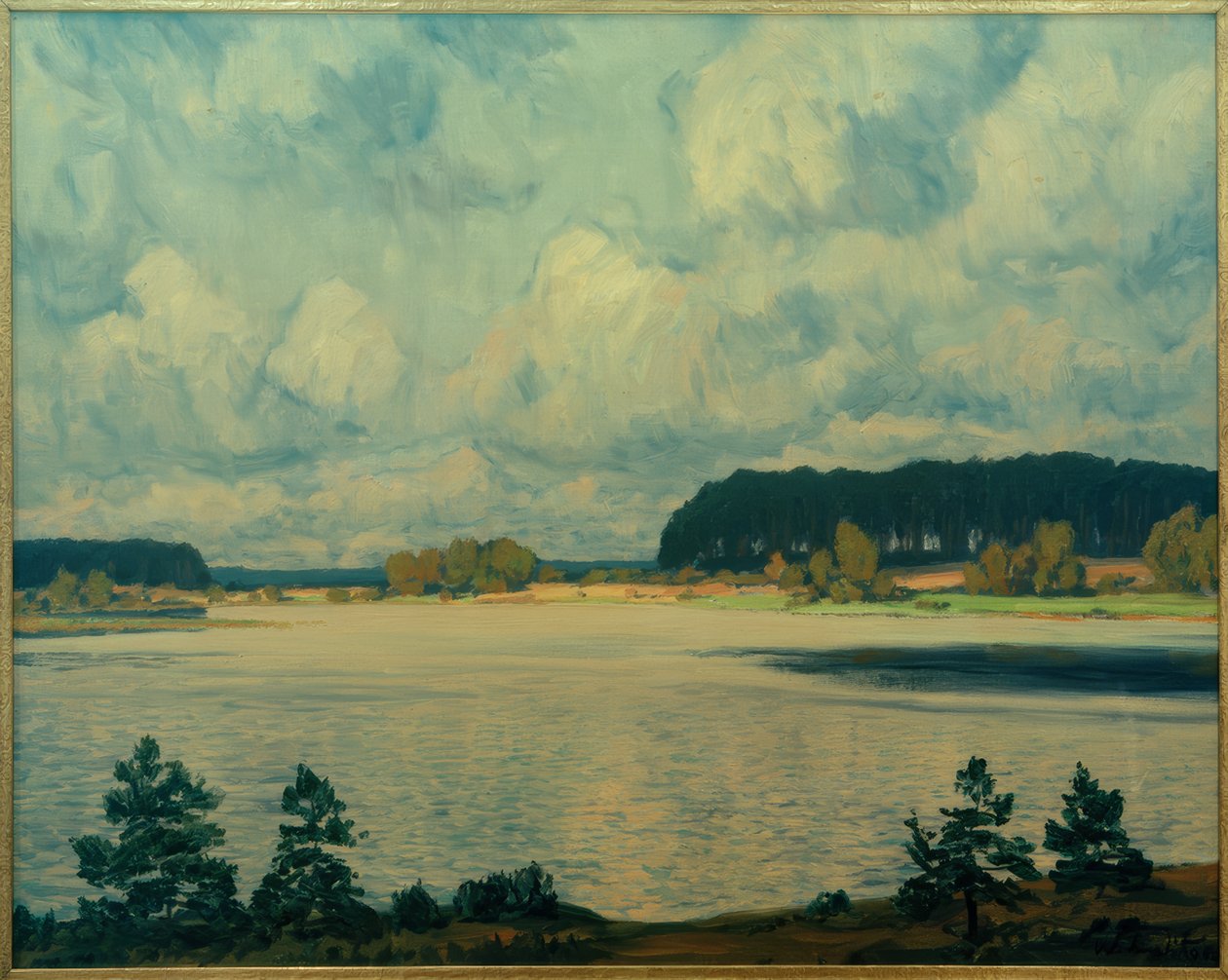 Grunewaldsee door Walter Leistikow