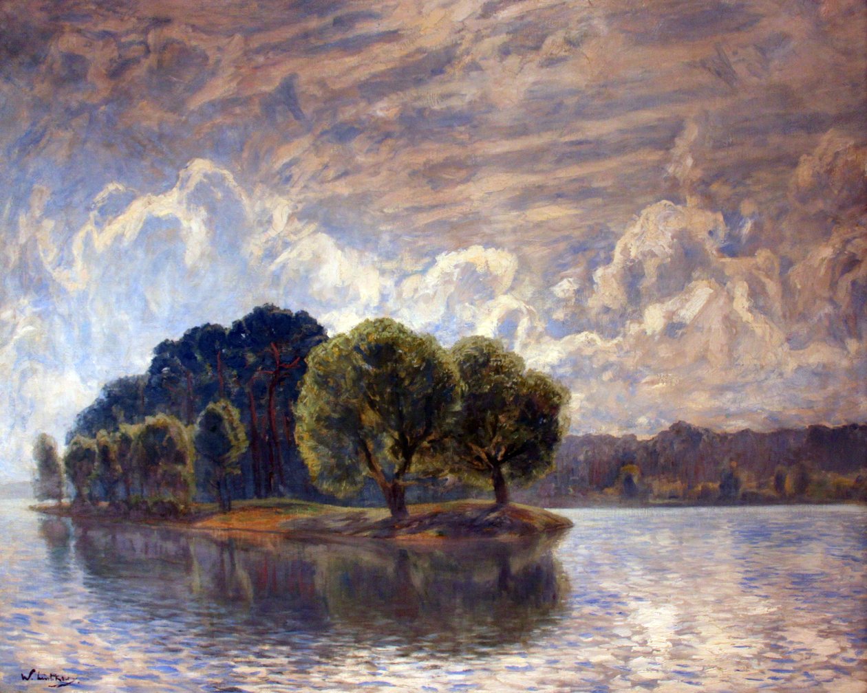 Liefdes eiland door Walter Leistikow