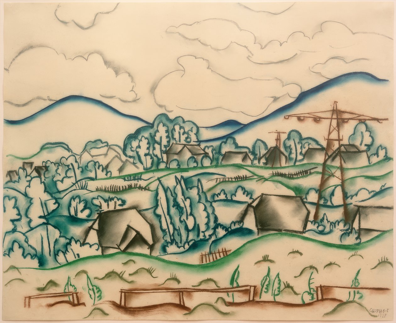 In Sauerland, 1928 door Walter Ophey