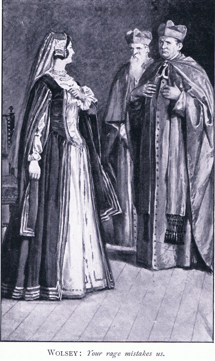 Wolsey: Uw woede vergist zich door Walter Paget
