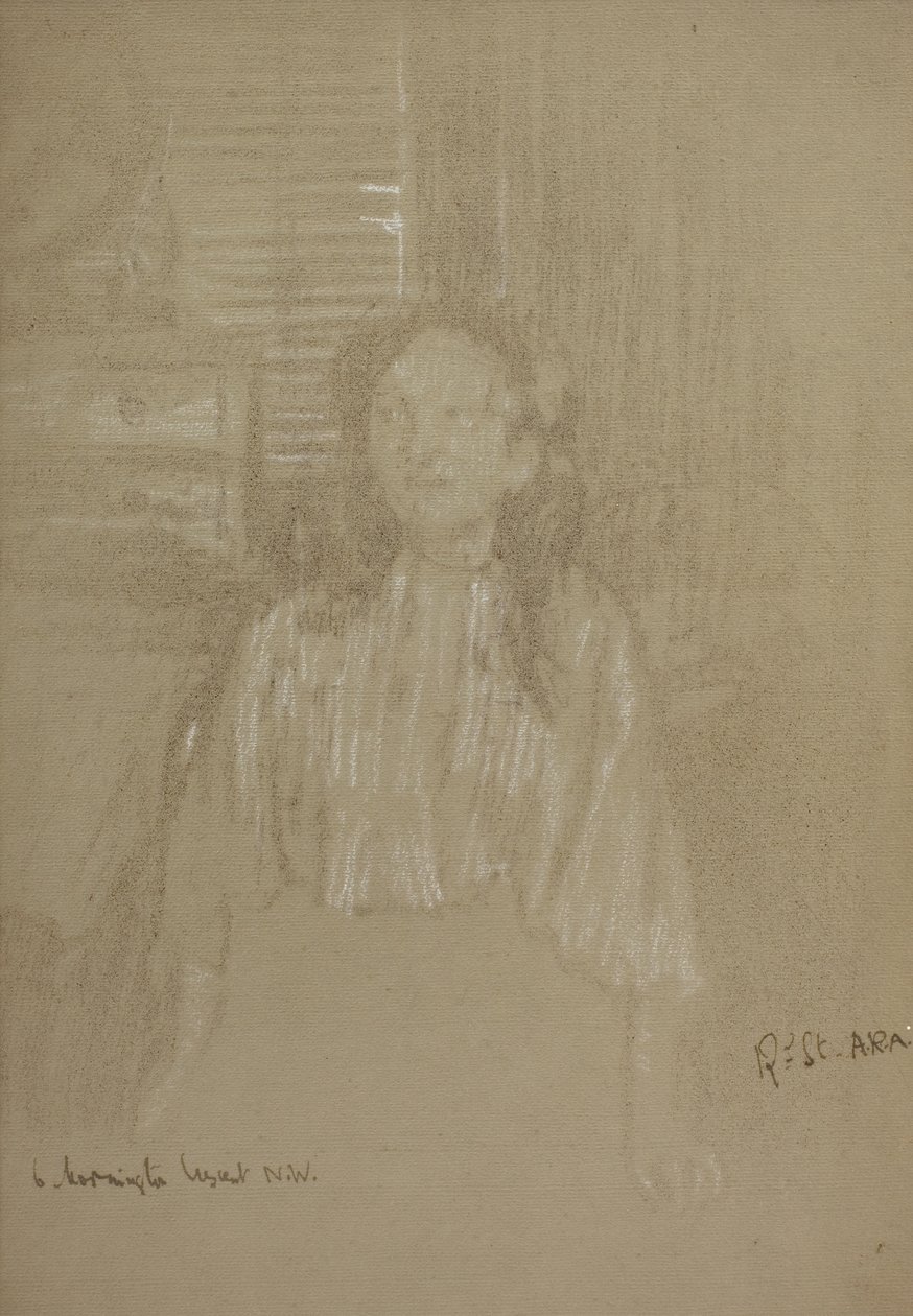 6 Mornington Crescent N.W. door Walter Richard Sickert