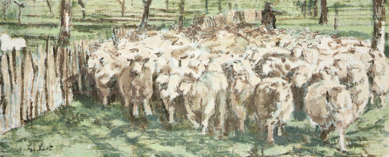 Wij allen als schapen door Walter Richard Sickert
