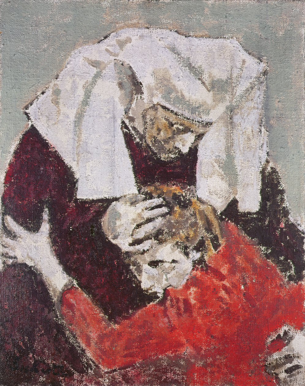 Juliet en haar verpleegster, 1935/6 door Walter Richard Sickert