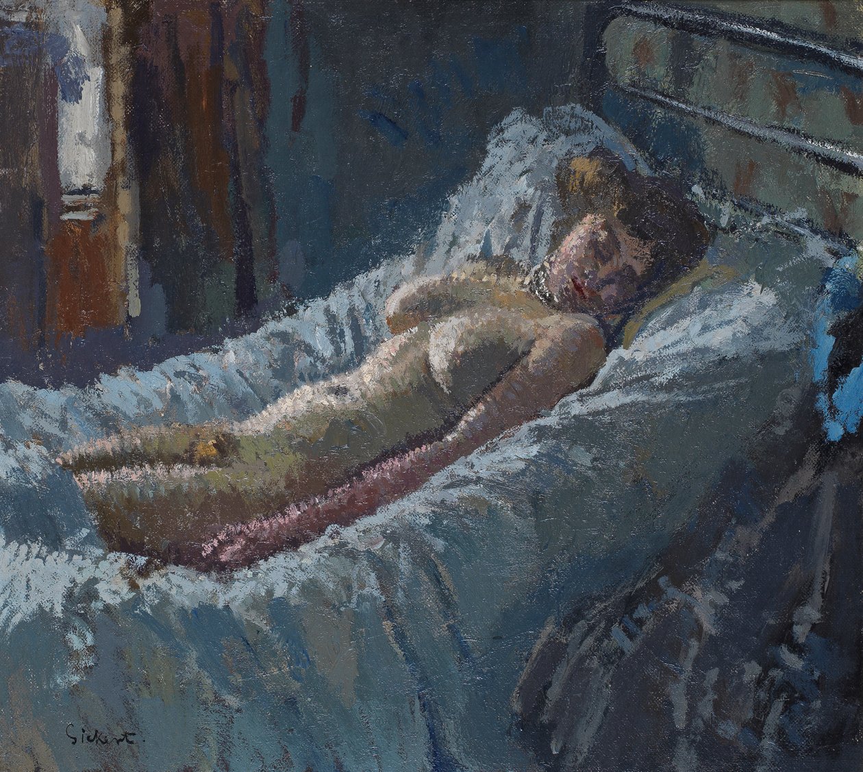 Mornington Crescent Naakt, ca.1907 door Walter Richard Sickert