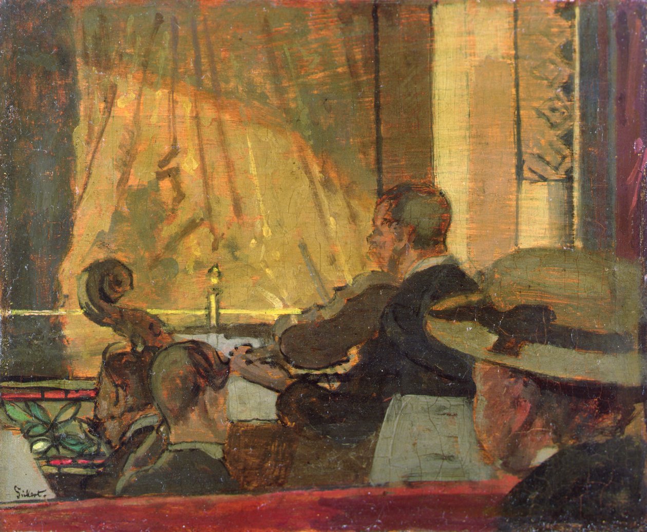 Muziekhal door Walter Richard Sickert