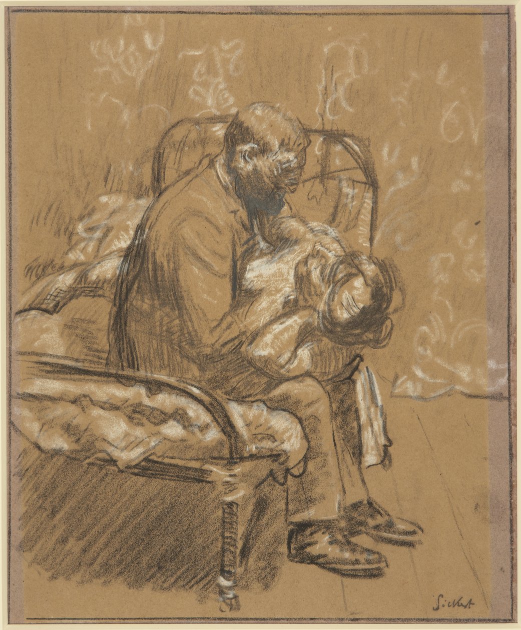 Overtuiging, c.1908 door Walter Richard Sickert
