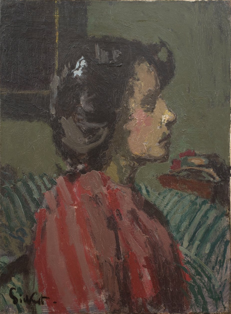 Portret van mevrouw Barrett door Walter Richard Sickert