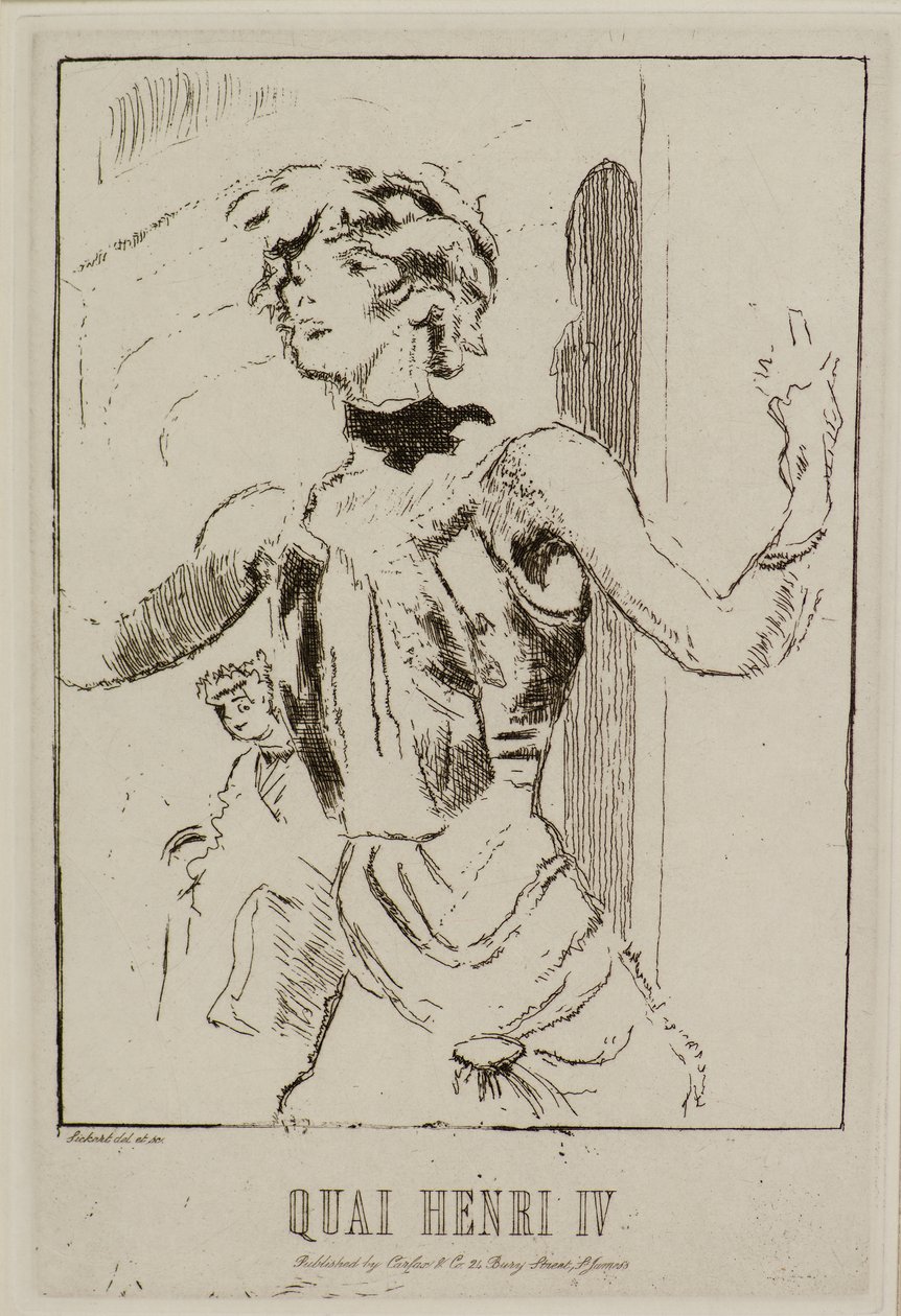 Quai Henry IV door Walter Richard Sickert