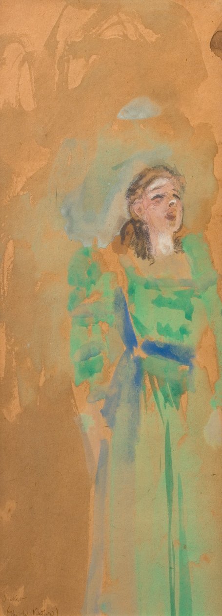 Zanger in het Old Bedford door Walter Richard Sickert