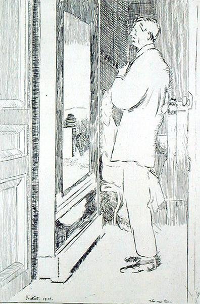 De Nieuwe Stropdas door Walter Richard Sickert