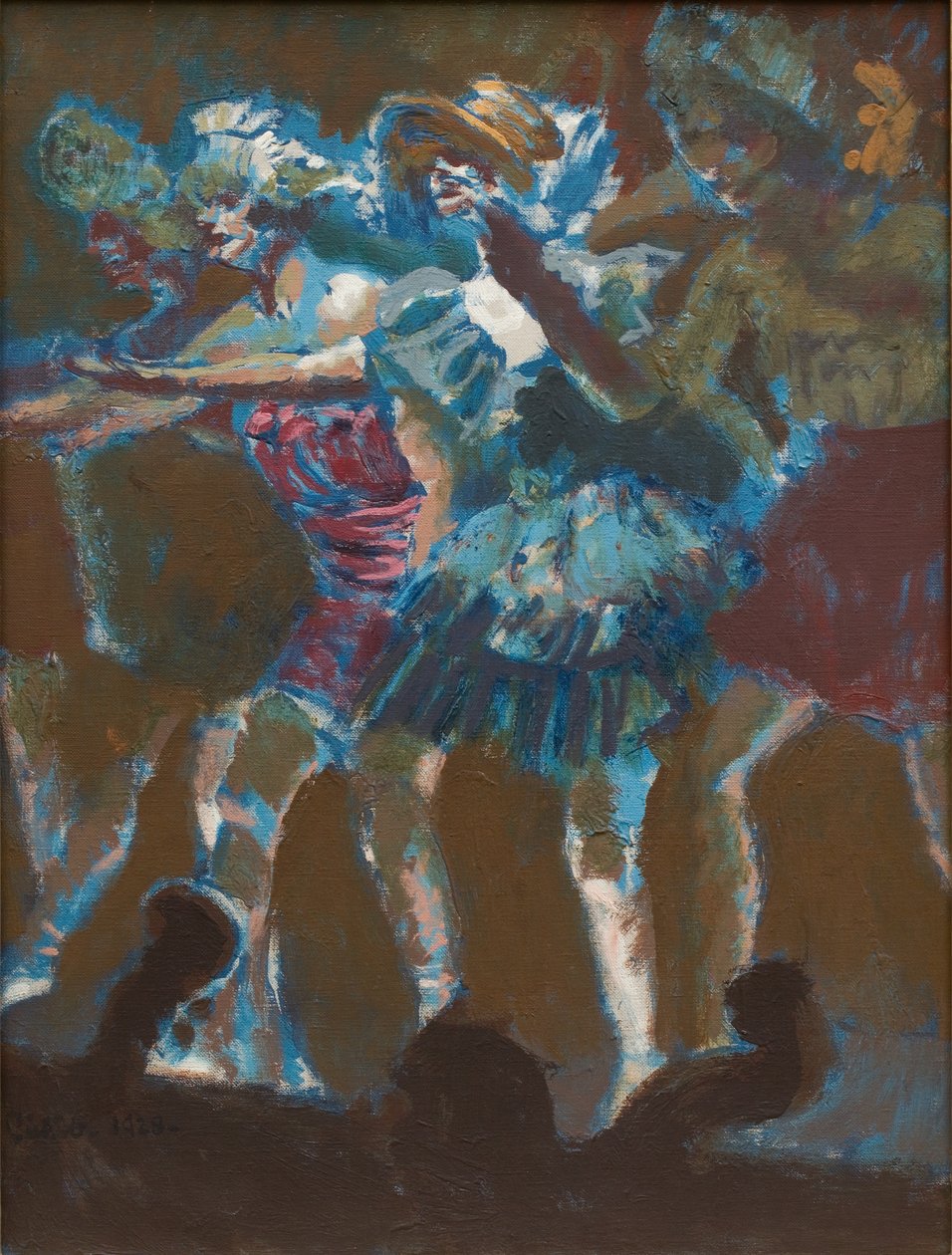 De Plaza Tiller-meisjes door Walter Richard Sickert