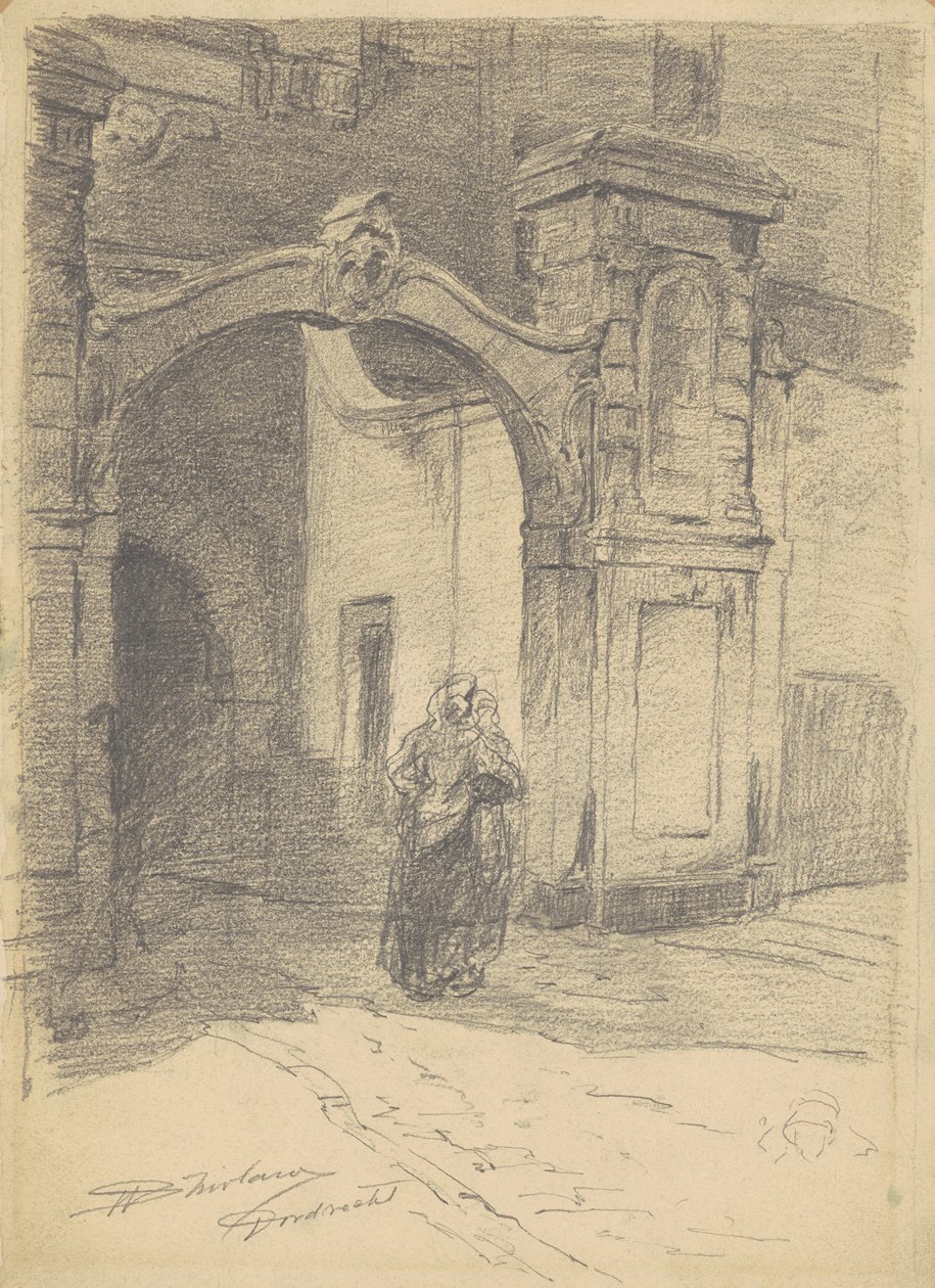 Dordrecht door Walter Shirlaw