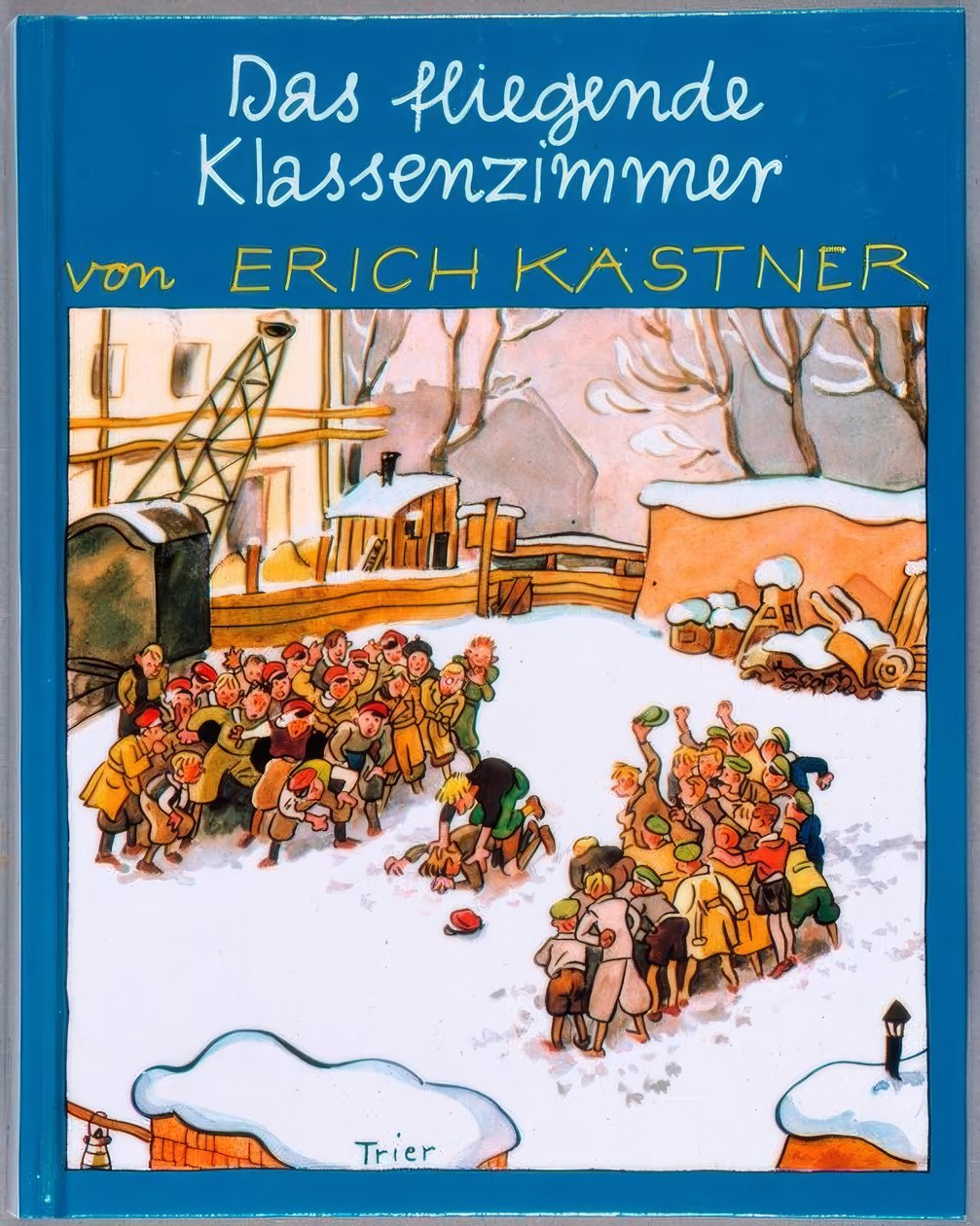 Het vliegende klaslokaal door Walter Trier