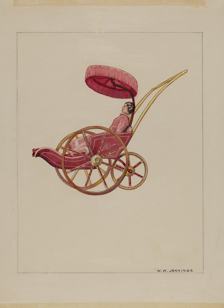 Poppenwagen door Walter W. Jennings