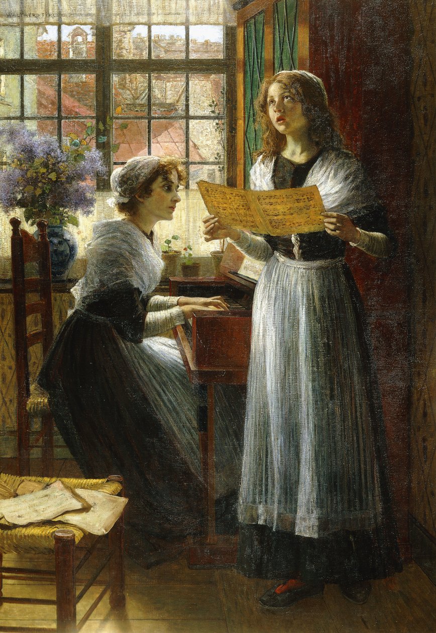 Het Duet door Walther Firle