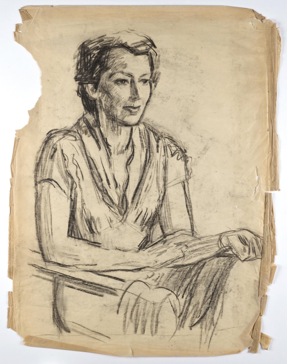 Portret van Frauke Lauterbach door Walther Gamerith