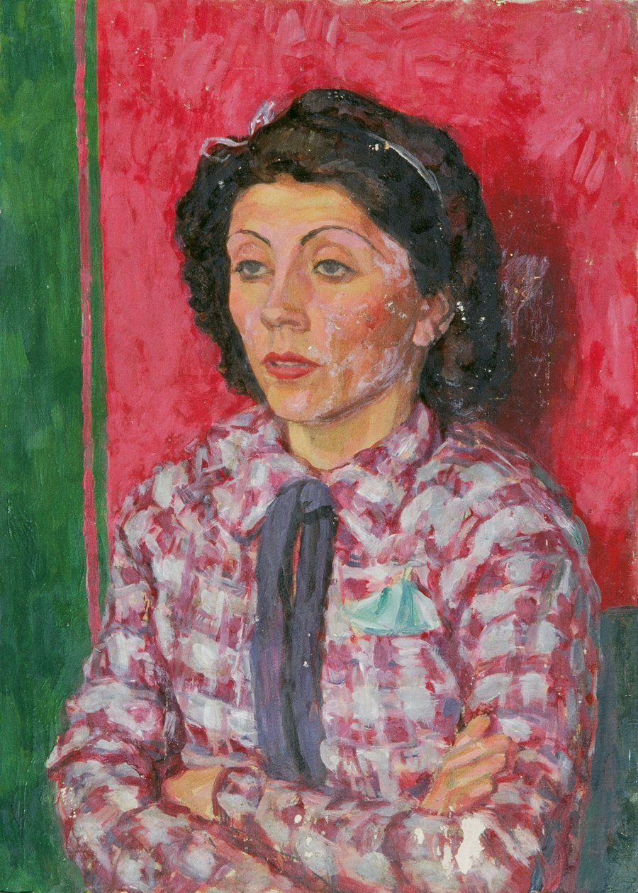Portret van een dame door Walther Gamerith