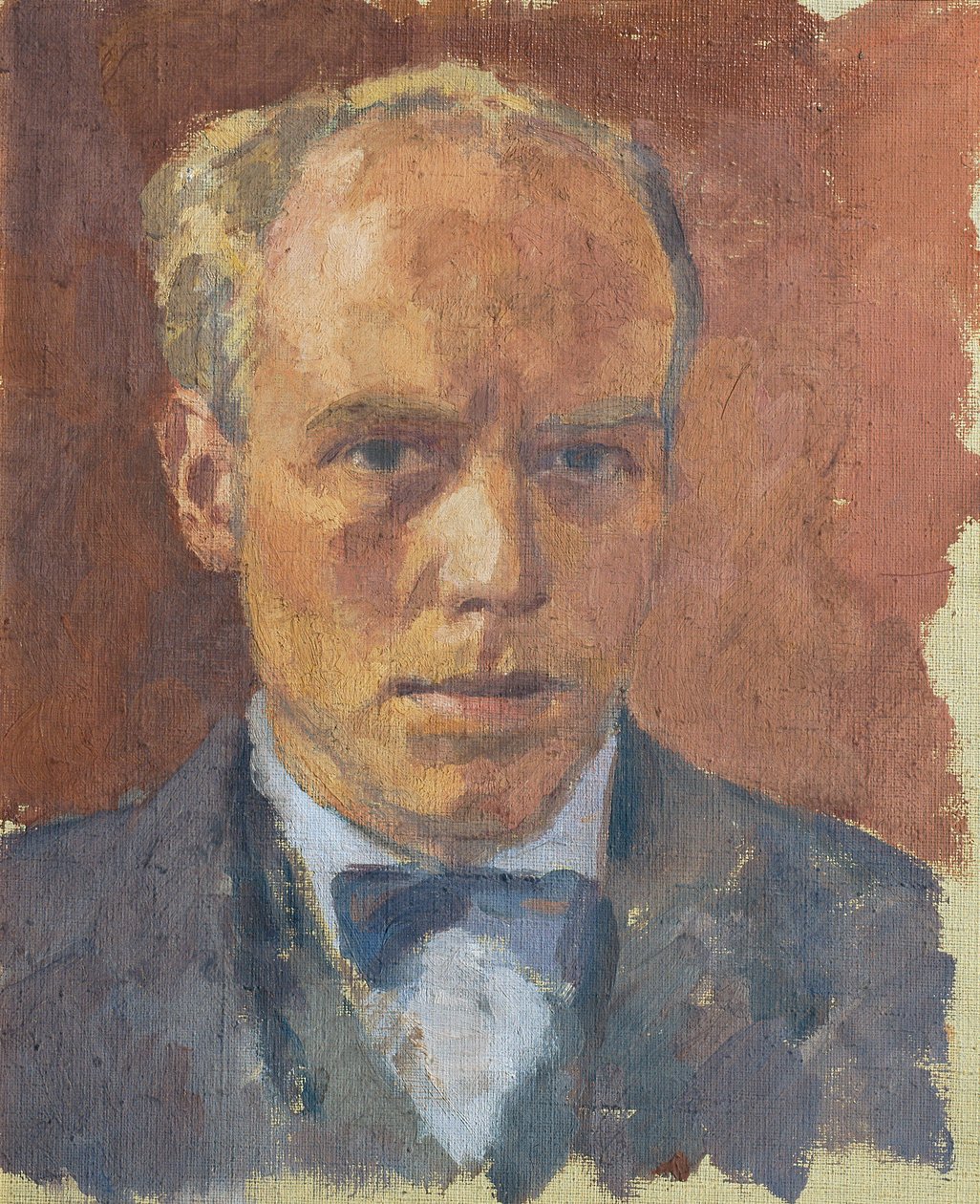 Vroeg zelfportret door Walther Gamerith
