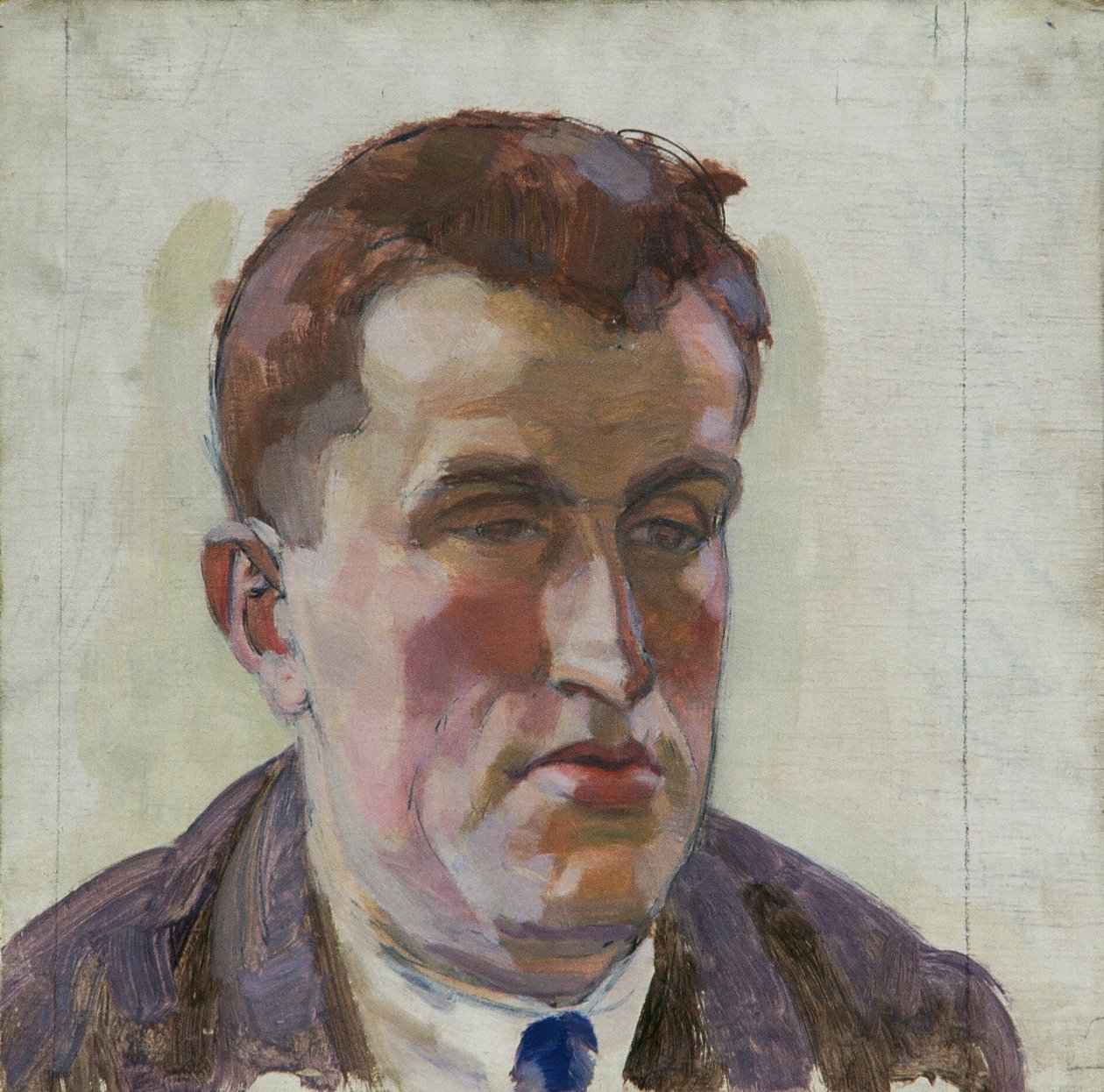 Portret van een heer door Walther Gamerith