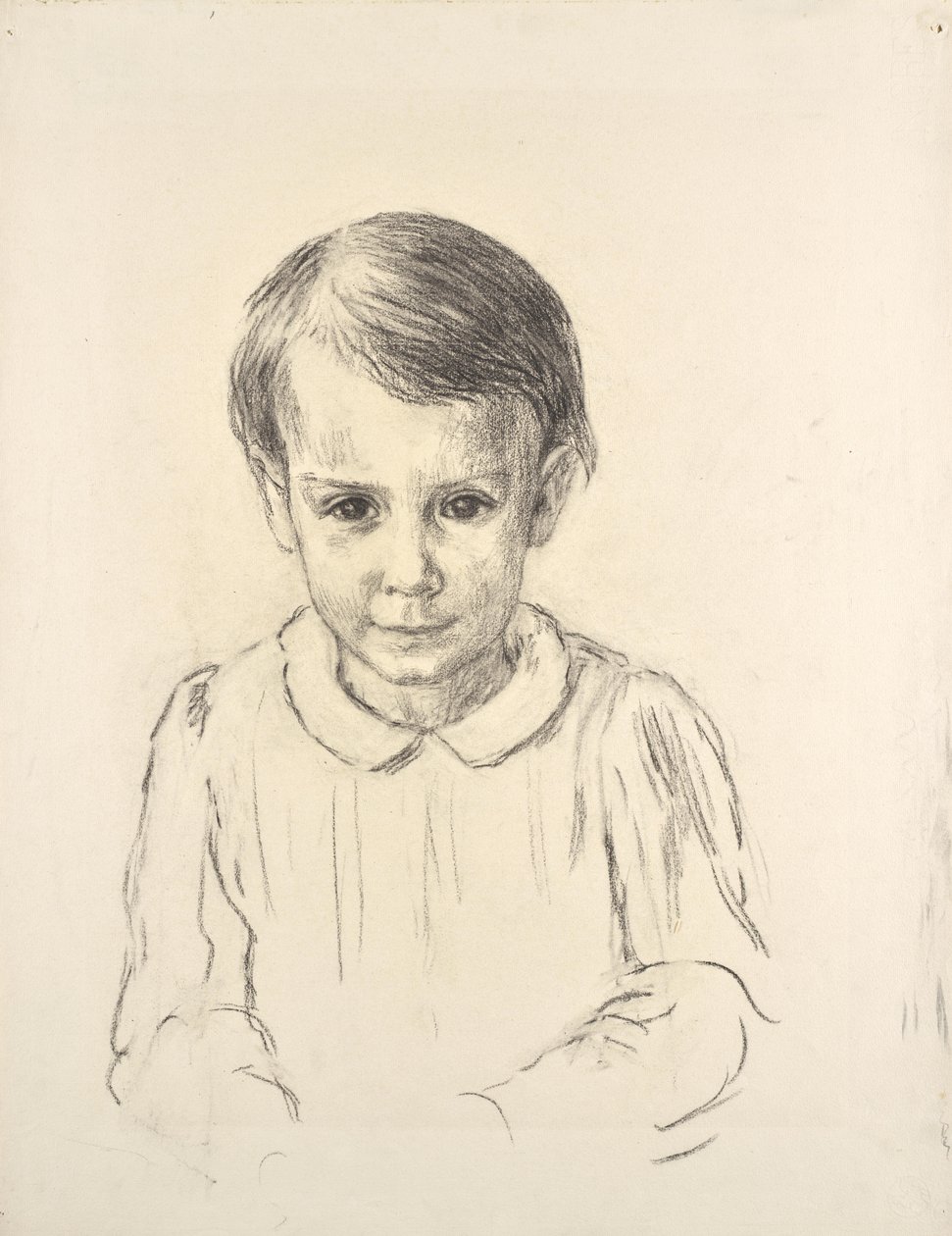 Portret van een kind door Walther Gamerith