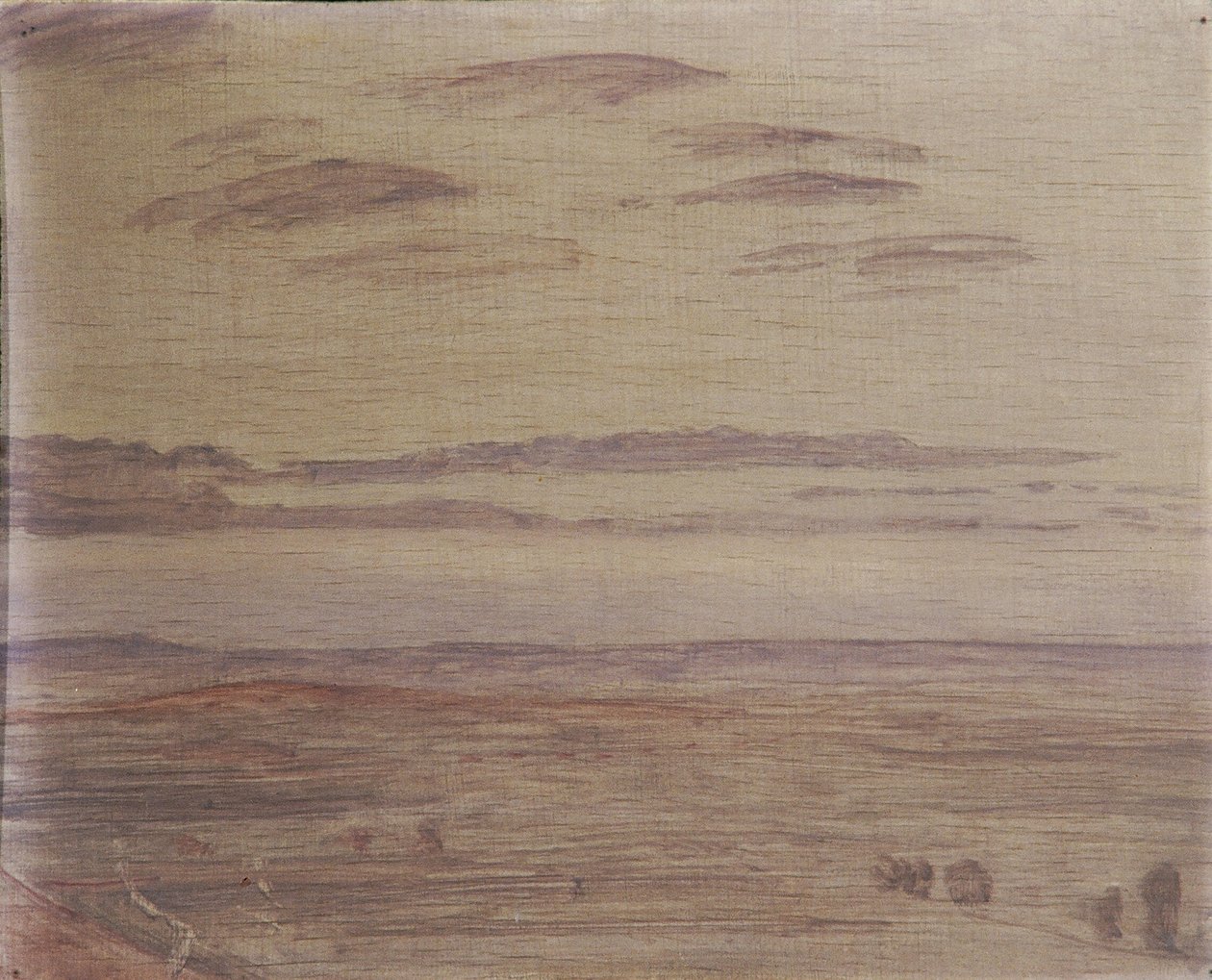 Somber Landschap bij Eggenburg door Walther Gamerith