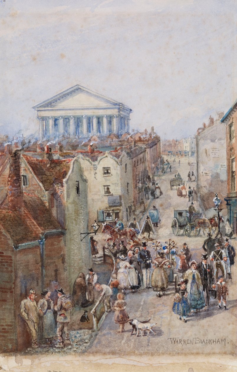 Hill Street, 1850 door Warren Blackham