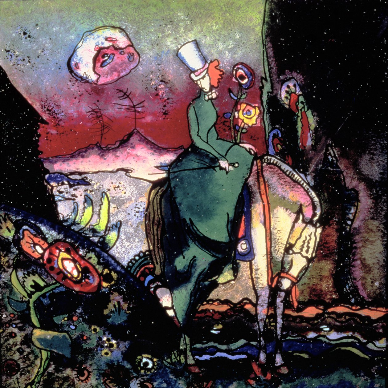 Amazone, 1917 door Wassily Kandinsky