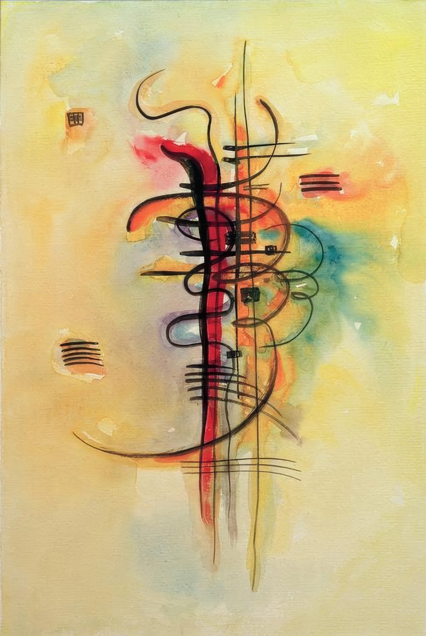 Aquarel nr. 326 door Wassily Kandinsky