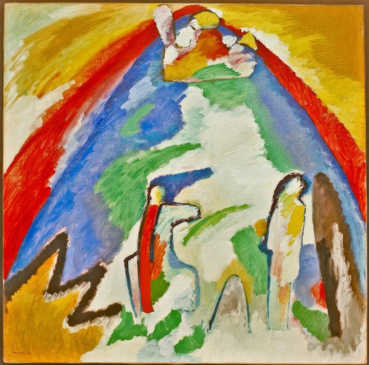 Berg door Wassily Kandinsky