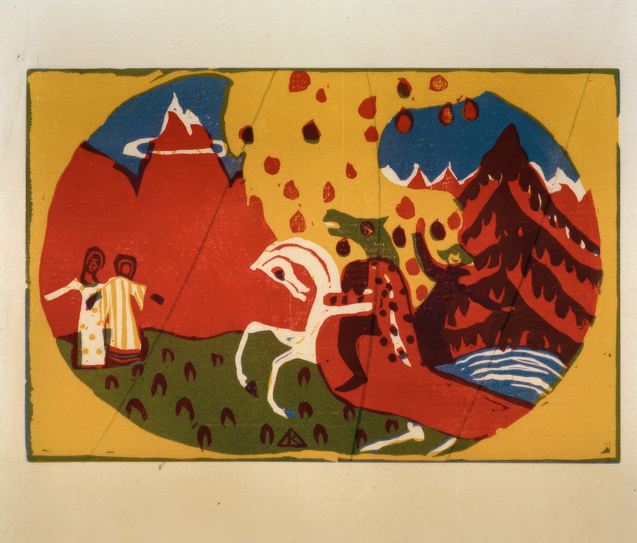 Bergen door Wassily Kandinsky