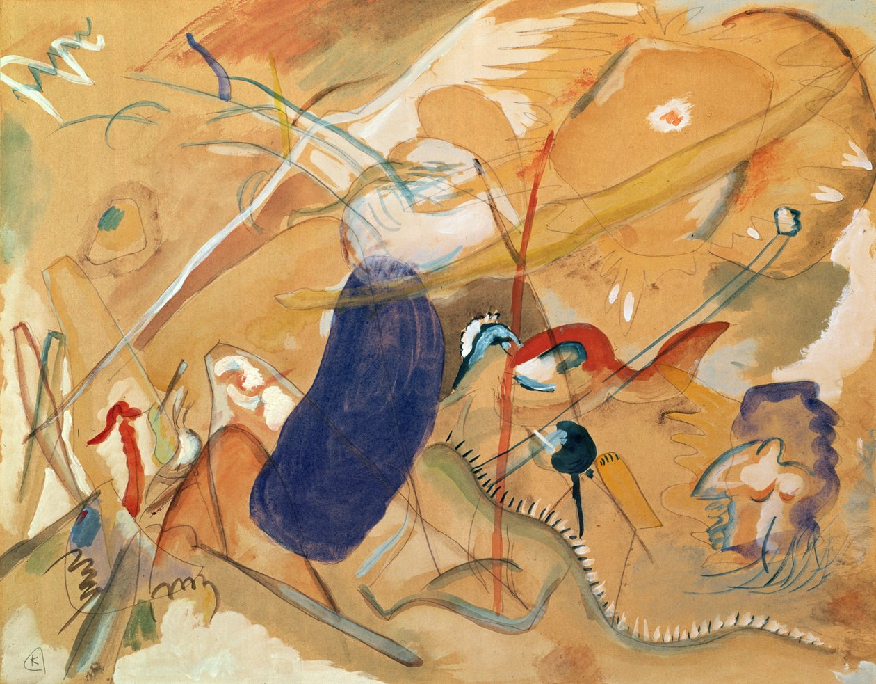 Blaricum door Wassily Kandinsky