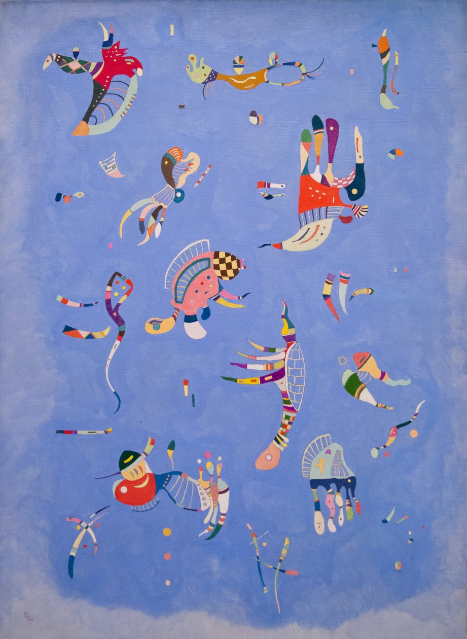 Blauw van de Hemel door Wassily Kandinsky