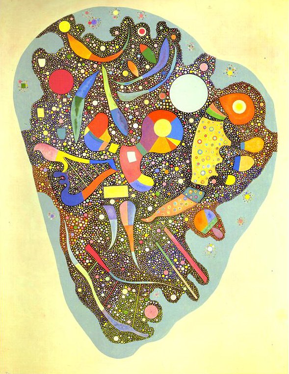 Kleurrijk Ensemble door Wassily Kandinsky