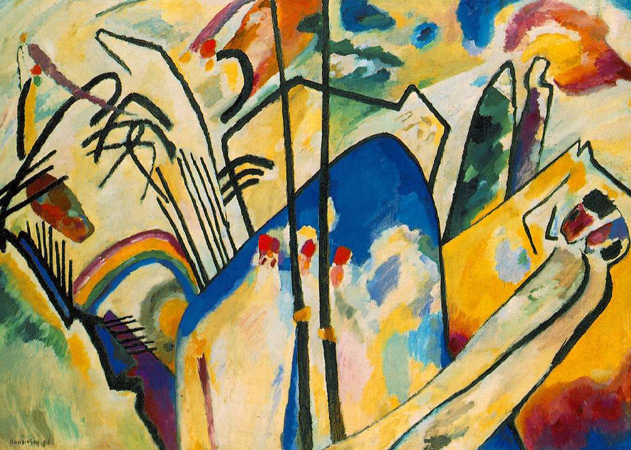 Compositie door Wassily Kandinsky