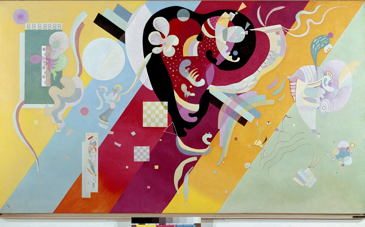 Compositie IX, 1936 door Wassily Kandinsky