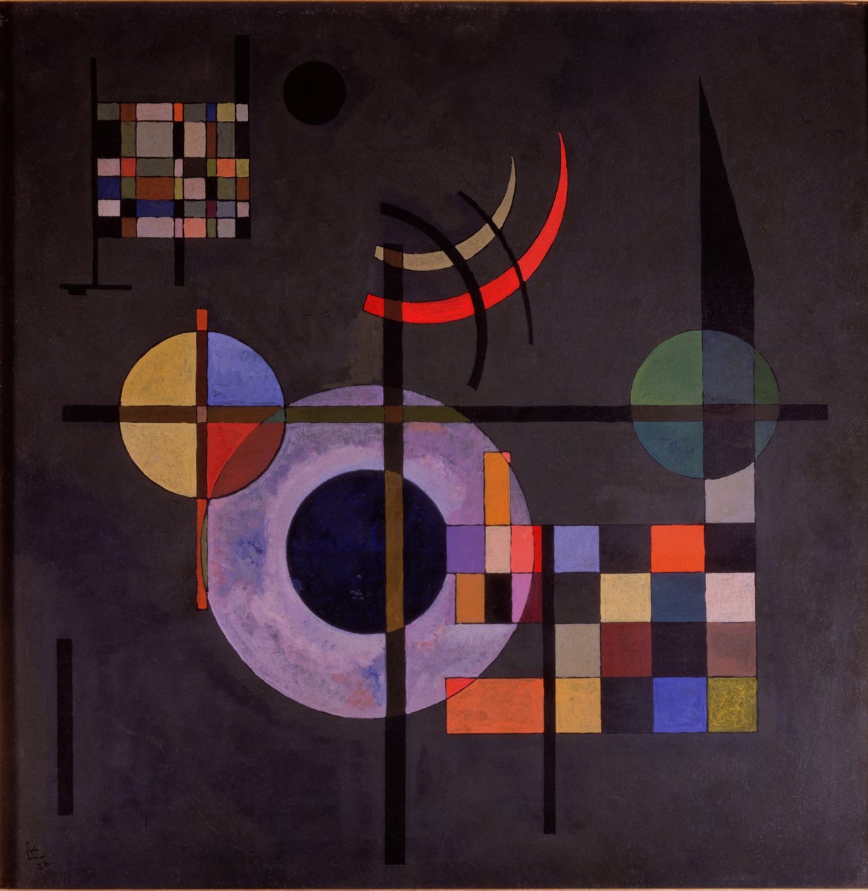 Contragewichten, 1926 door Wassily Kandinsky