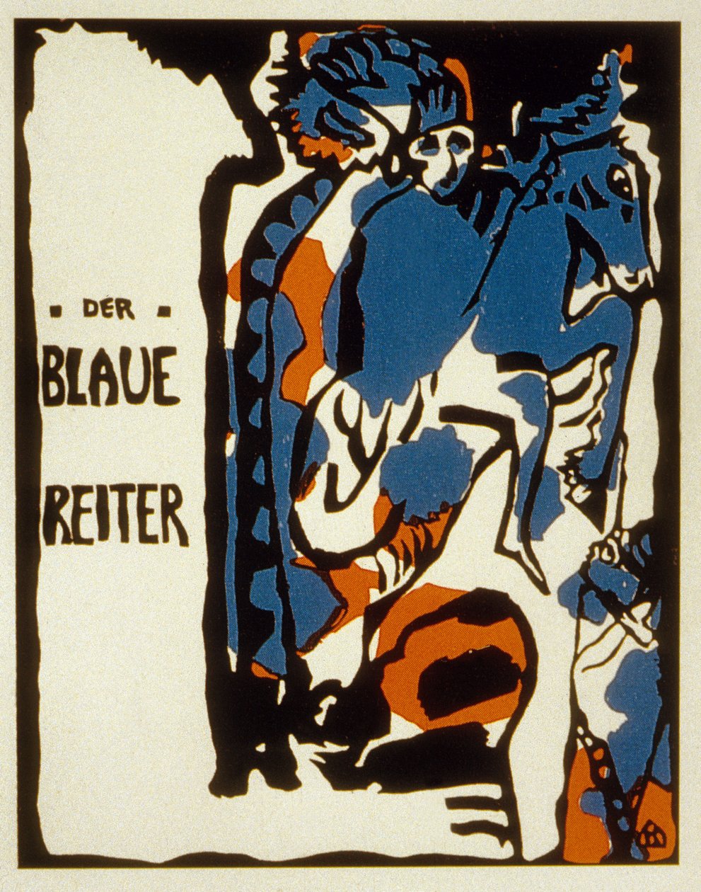 Omslag van Blaue Reiter almanak, 1912 door Wassily Kandinsky