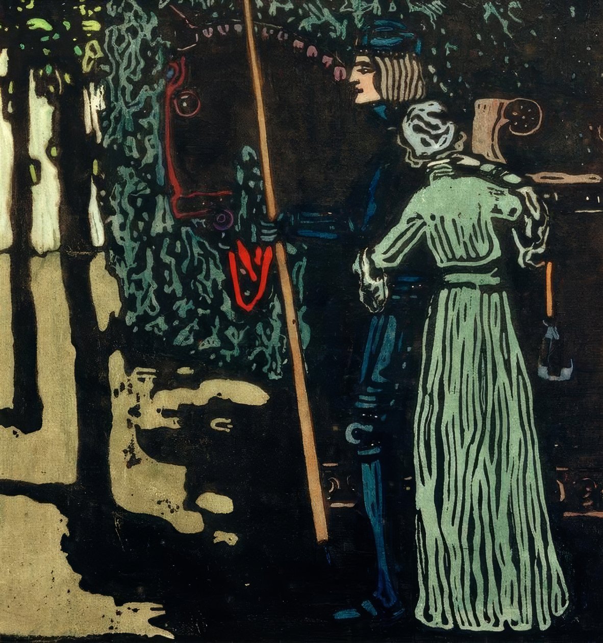 Het Afscheid door Wassily Kandinsky