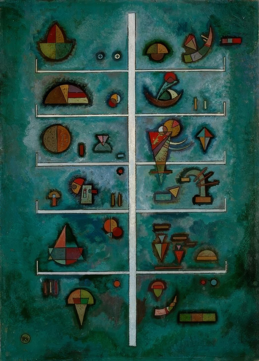 Verdiepingen door Wassily Kandinsky